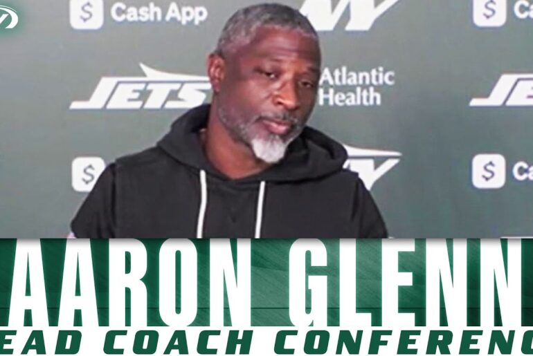Aaron Glenn on reluctance to publicly name starting QB for Jets-Browns matchup