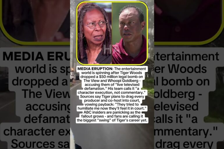 Tiger Woods Drops $50M Lawsuit on Whoopi Goldberg After Live TV "Ambush"!🔥