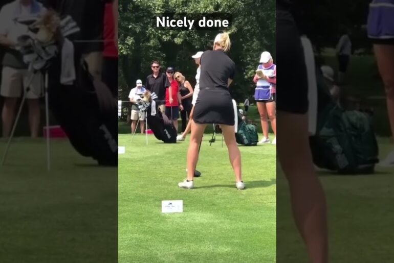 Super drive. #girlgolfers #golf #golfswing #golfgear