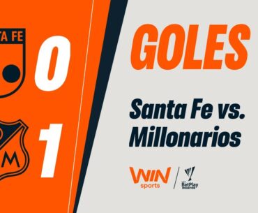 Santa Fe vs. Millonarios (goles) | Liga Betplay Dimayor 2025-2 | Fecha 17