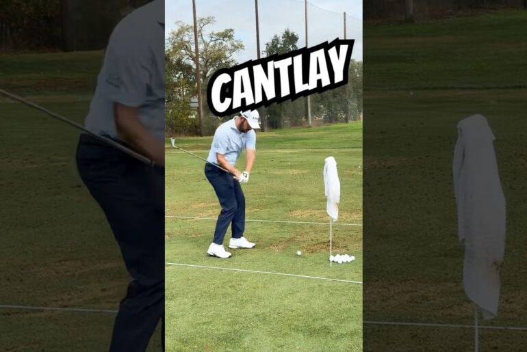 PATRICK CANTLAY IRON WHIP!  PROCORE 🏆 NAPA VALLEY #golf #golfer #shorts #video #golfswing