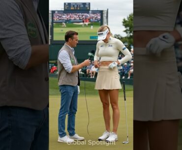 This Moment Changed Everything for The Tallest Golfer!🤯 #golf #tallestgolfer #tallwomen #shorts