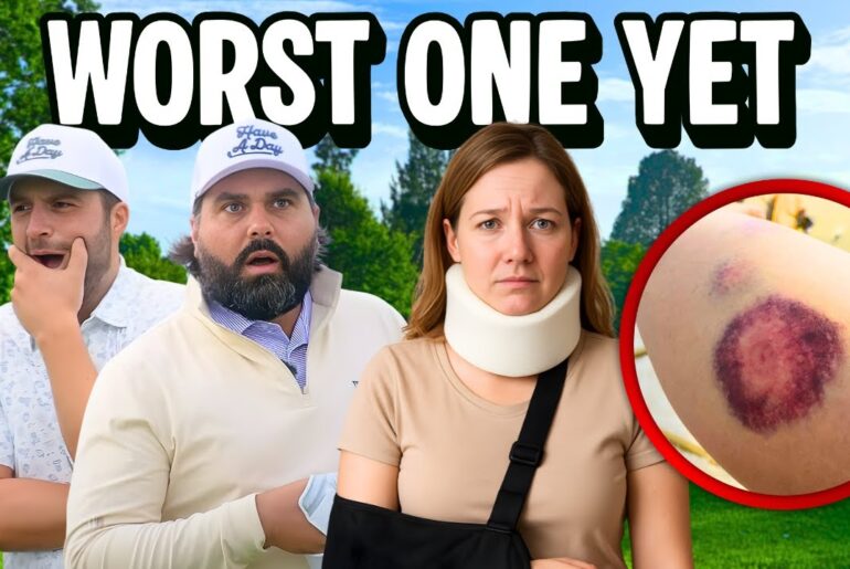 His Wife Got Clocked With A Golf Ball | Moments Of The Week