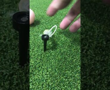 I won't lose my golf tee anymore.  #golf #golftee #tee #golfswing