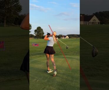 Amazing Golf Swing you need to see | Golf Girl awesome swing | Golf shorts | Sigita