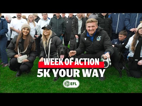 Week of Action: Inspirational Bristol Rovers star's 5K Your Way!