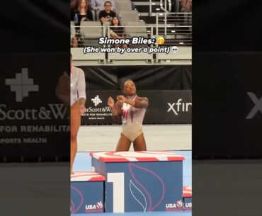 Even her worst days are still dominant😳 #gymnastics #fall #simonebiles #win #vault #sports