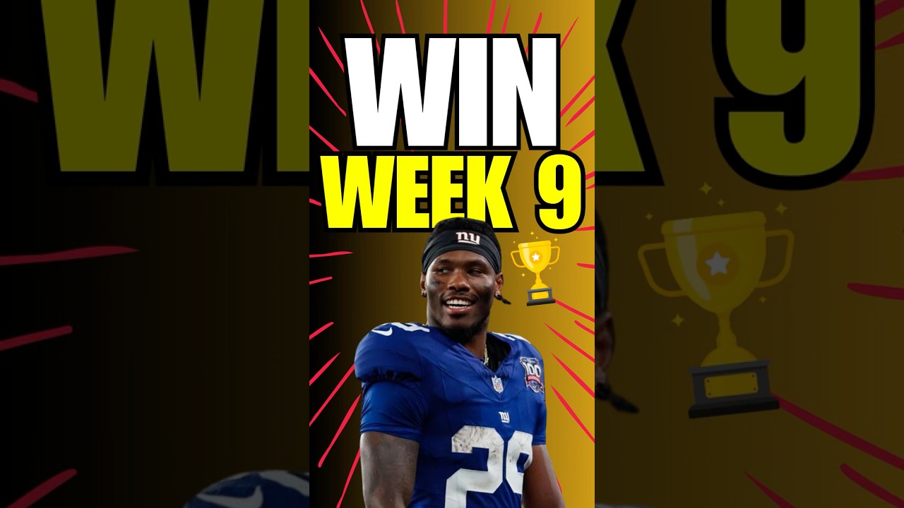 Top 5 WAIVER WIRE & Roster Moves for Week 9 in 2025 Fantasy Football 🔥 Top 5 WAIVER WIRE & Roster Moves for Week 9 in 2025 Fantasy Football 🔥