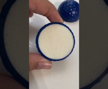 well turns out the white stuff in normal mini golf balls is not what I thought it was