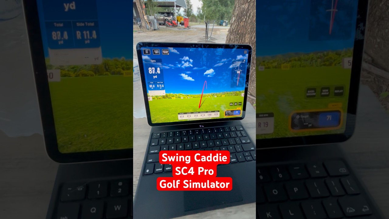 Budget Golf Simulator – Swing Caddie SC4 Pro Shot Tracker #golf #swingcaddie #golfsimulator Budget Golf Simulator - Swing Caddie SC4 Pro Shot Tracker #golf #swingcaddie #golfsimulator