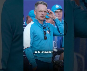 What does European Ryder Cup captain Luke Donald hear in his earpiece during play? 👂⛳