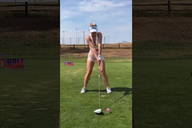 Amazing Golf Swing you need to see | Golf Girl awesome swing | Golf shorts | Brooke