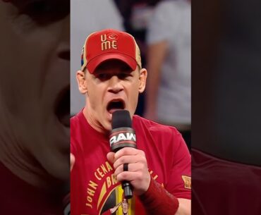 Clearly John Cena has had enough of us. 👀😕 #WWERaw