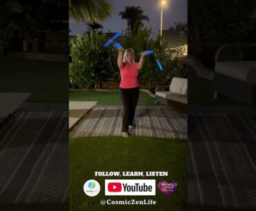 Glow Nunchaku with Master Kim - This weapon is used in Martial Arts to strike and spin.  #nunchakus