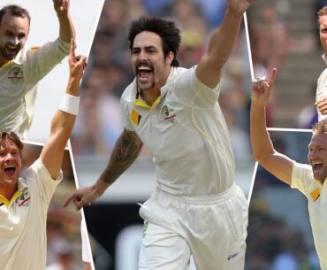 All 100 wickets taken by Australia in the 2013-14 Ashes series