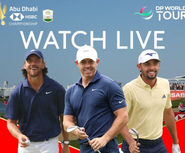 LIVE | Rory McIlroy, Tommy Fleetwood, Marco Penge | 2025 Abu Dhabi HSBC Championship Day 1