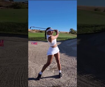 Amazing Golf Swing you need to see | Golf Girl awesome swing | Golf shorts | Nikki Blades