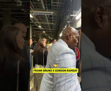 Gordon Ramsay and Frank Bruno in the house 🙌 #shorts