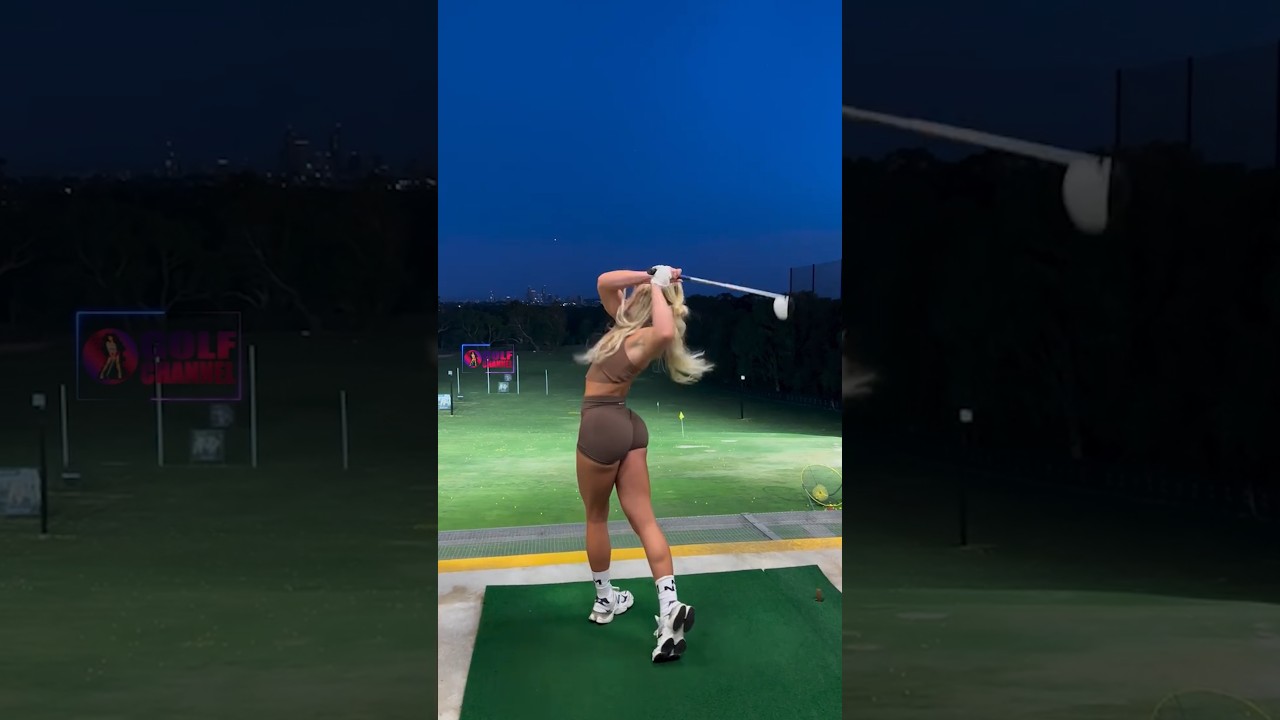 Amazing Golf Swing you need to see | Golf Girl awesome swing | Golf shorts | Emma Hartley Amazing Golf Swing you need to see | Golf Girl awesome swing | Golf shorts | Emma Hartley