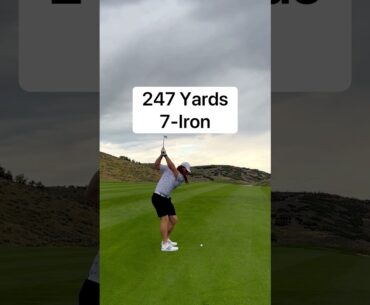 Playing Hole 1 at Promontory Club! ⛳️