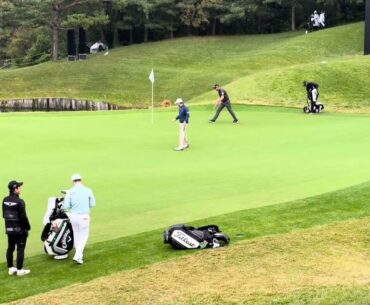 Genesis Championship DPWorld tour 우정힐스 CC 제네시스 챔피언십 4R 18번홀 배용준 프로 Bae Yongjun 2025.10.26