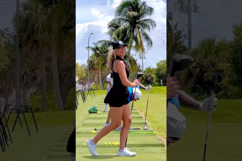 Clean Golf Swing in 4K 🎥 ⛳️ #golfswing #golf  #golfer #golflife #golfing