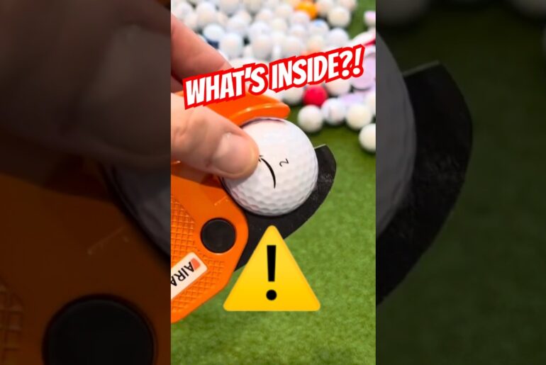 Amazon Golf Ball CUT IN HALF!