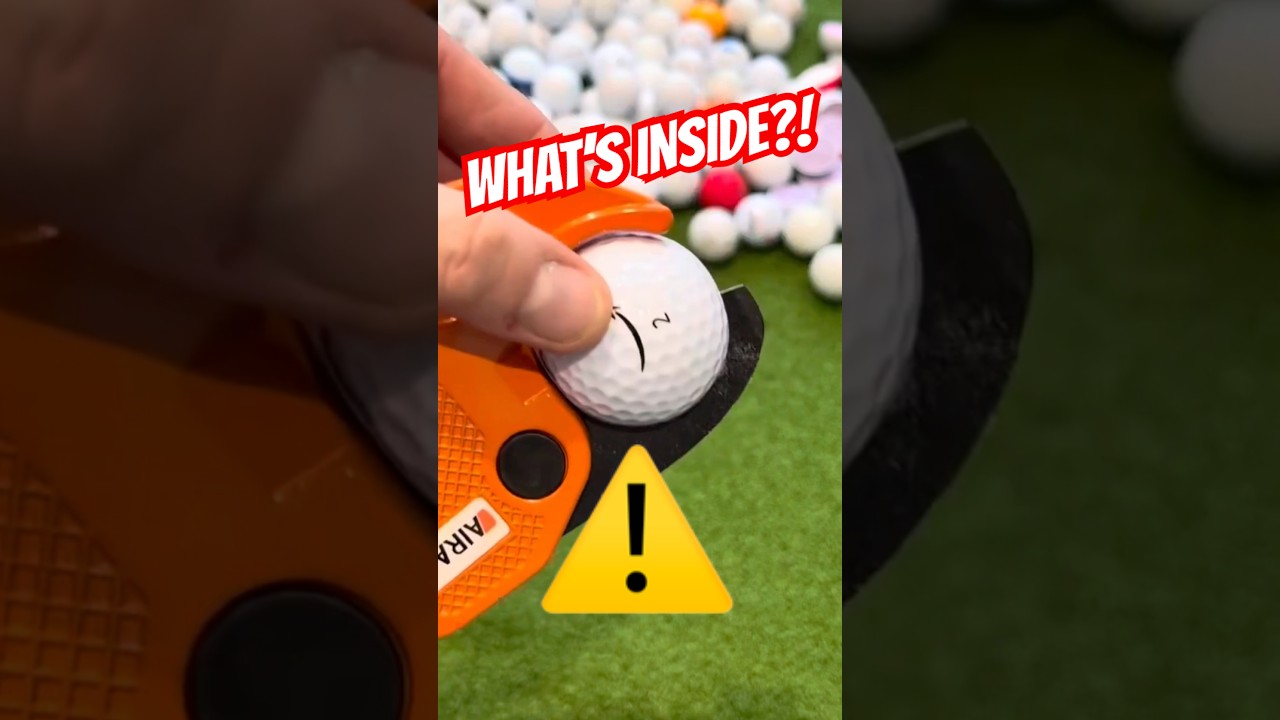 Amazon Golf Ball CUT IN HALF! Amazon Golf Ball CUT IN HALF!