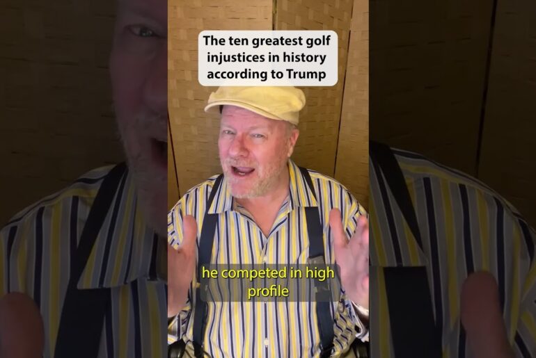 The 10 greatest golf injustices in history according to Trump 1 #comedy #trump