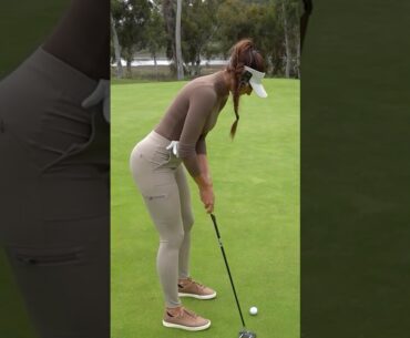 Went down hill so fast 😂 #golfgirl #golffails