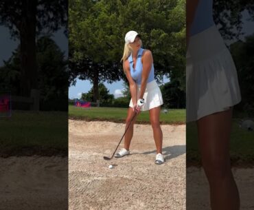 Amazing Golf Swing you need to see | Golf Girl awesome swing | Golf shorts | Taylor Cusack