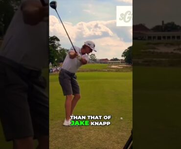Does Jake Knapp Have the Smoothest Swing in Golf? #shorts