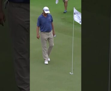 Can you get any closer?! 😱 Patton Kizzire with the all-time approach at the 2017 WWT Championship.