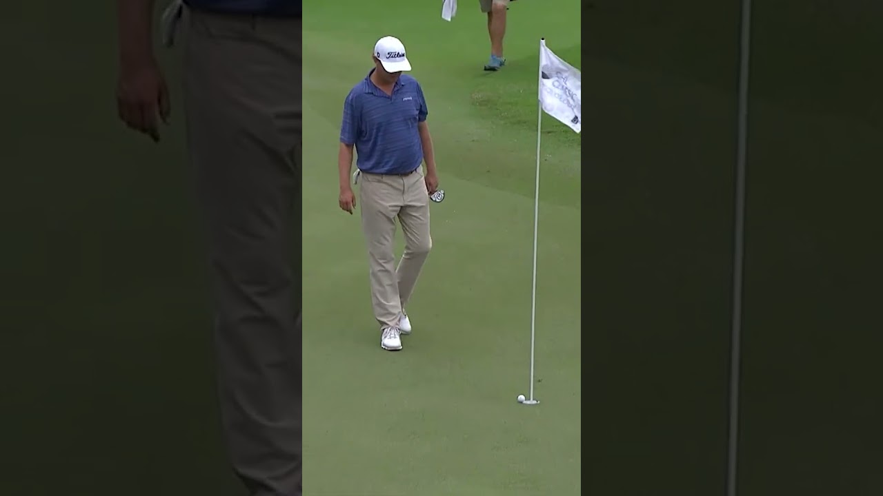 Can you get any closer?! 😱 Patton Kizzire with the all-time approach at the 2017 WWT Championship. Can you get any closer?! 😱 Patton Kizzire with the all-time approach at the 2017 WWT Championship.