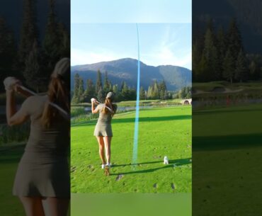 When a bee almost gets you… #noobsplaygolf #golfgirlgames #golftournament #golfer #golfdomgolf