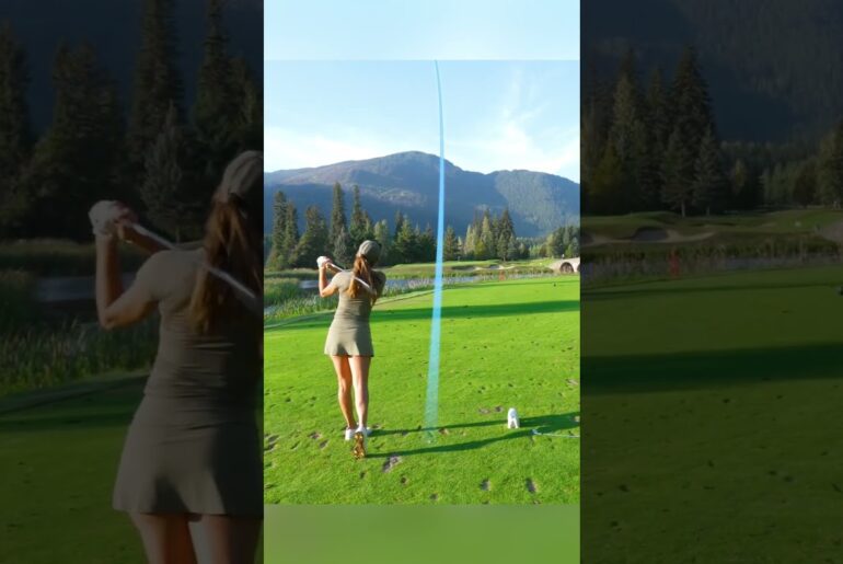 When a bee almost gets you… #noobsplaygolf #golfgirlgames #golftournament #golfer #golfdomgolf