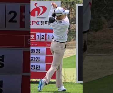 체격부터 남다른 문정민프로💪 문정민프로 역시 클래스가 다르다👏 #KOREA#GOLF#KLPGA#미녀#Beauty#골퍼#golfshorts#골프쇼츠#골프#swing#스윙_여행사랑TV