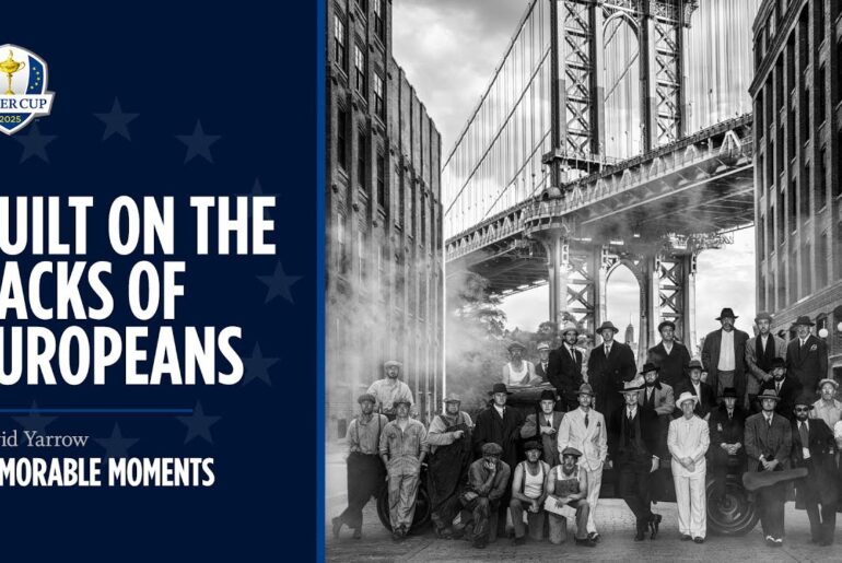 Behind The Scenes at THAT Team Europe Photoshoot | 2025 Ryder Cup