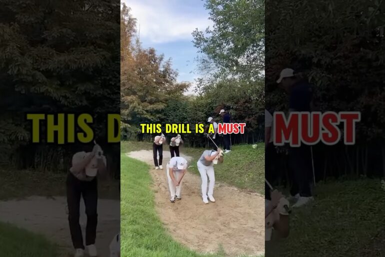 The Secret Drill for Perfect Bunker Shots!😳⛳️