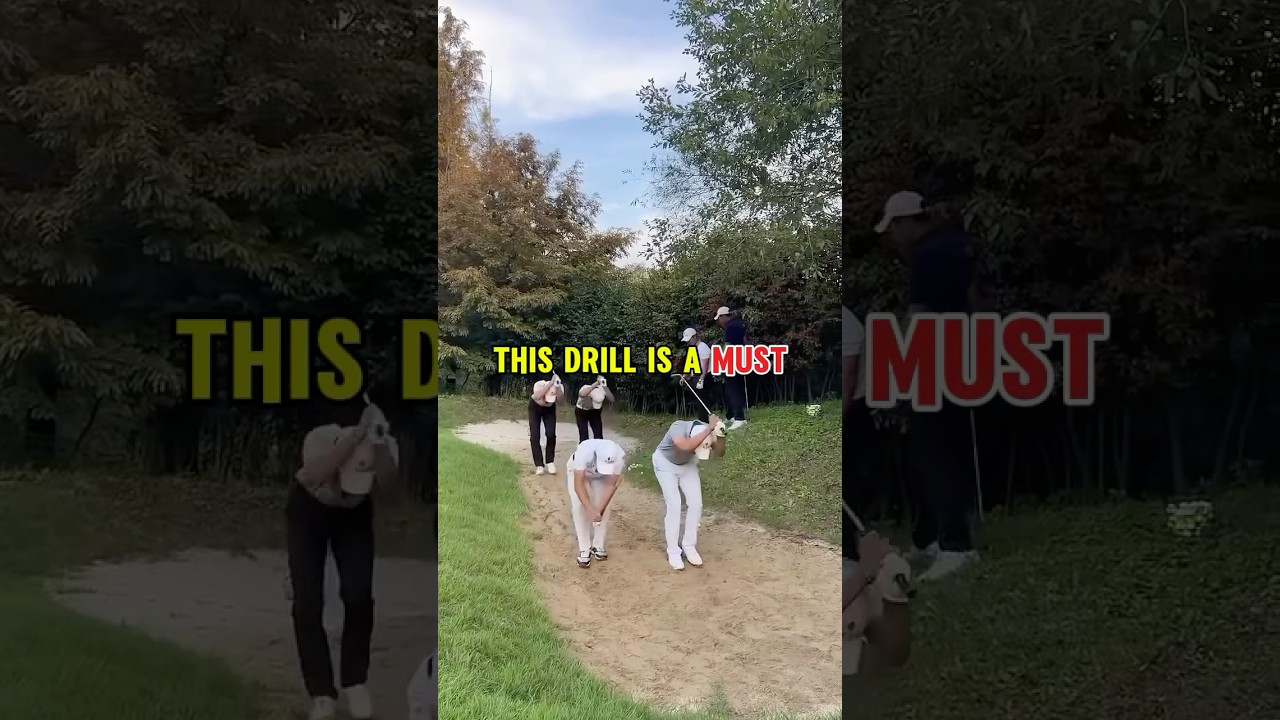 The Secret Drill for Perfect Bunker Shots!😳⛳️ The Secret Drill for Perfect Bunker Shots!😳⛳️