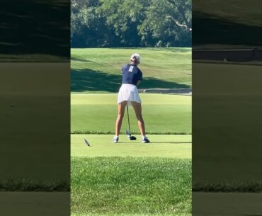 Stunning swing ☺️ #funny #shorts #reels #golf #girl #asmr