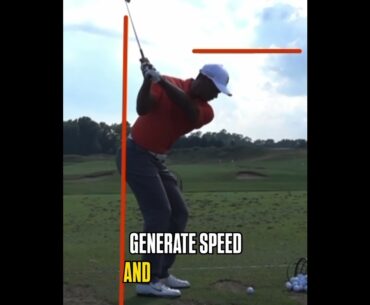 The Tiger Squat: How to Create Speed Like Tiger! #shorts #golftips