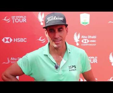 Declaraciones de Rafa Cabrera Bello tras la primera jornada del HSBC Championship
