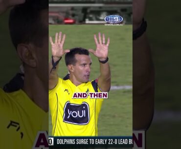 Gal got Cam GOOD about his sin bin! 😂 #9WWOS #NRL #shorts