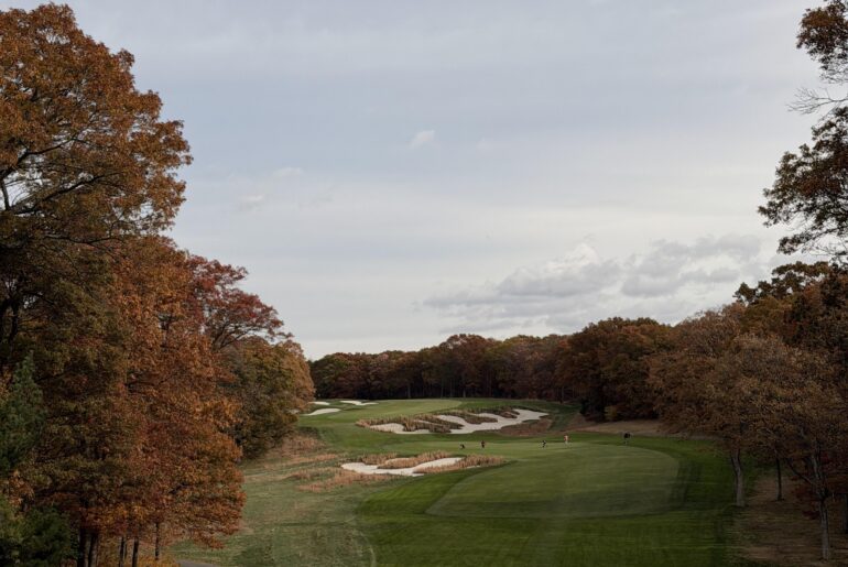 Fall golf in New York