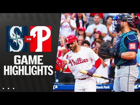Mariners vs. Phillies Game Highlights (8/19/25) | MLB Highlights Mariners vs. Phillies Game Highlights (8/19/25) | MLB Highlights