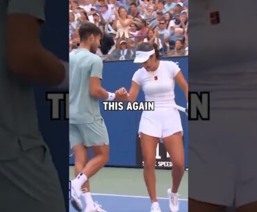 Raducanu STUNNED by Alcaraz’s shot! 😱