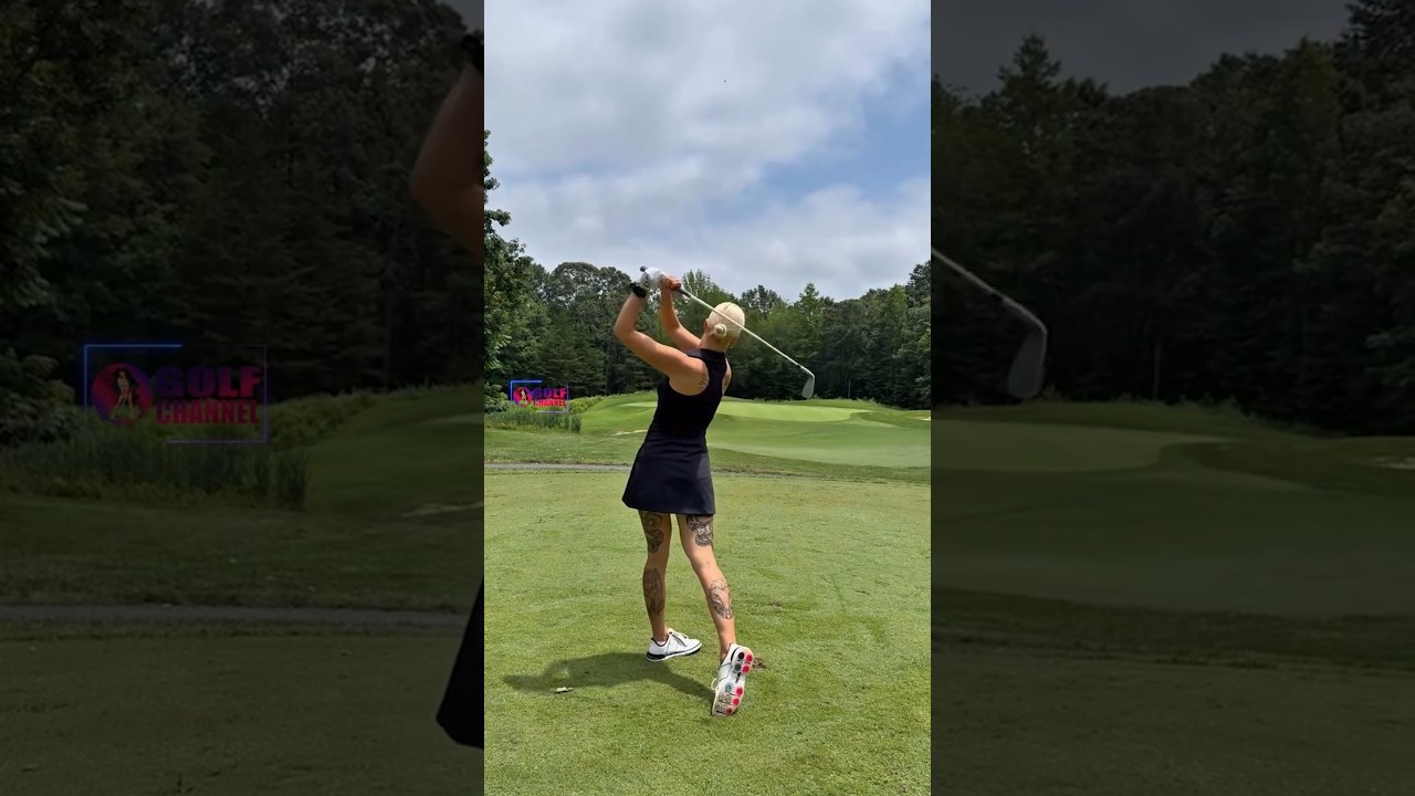 Amazing Golf Swing you need to see | Golf Girl awesome swing | Golf shorts | Sigita Amazing Golf Swing you need to see | Golf Girl awesome swing | Golf shorts | Sigita