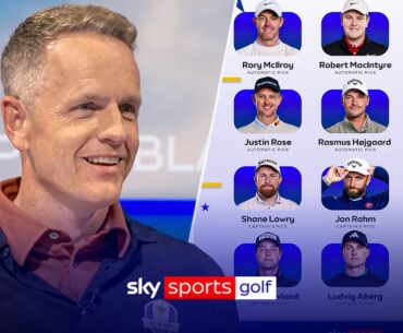 Luke Donald reveals Team Europe's Ryder Cup captain's picks 🚨🇪🇺