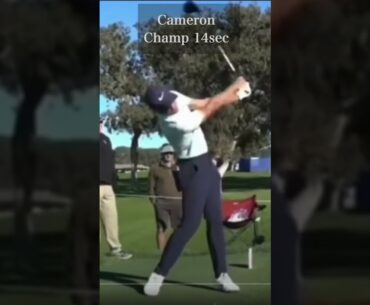 Cameron Champ  14sec #golf